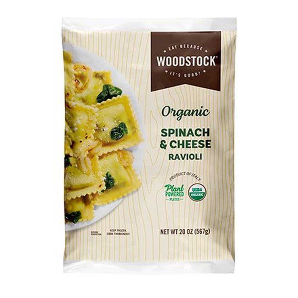 Woodstock Organic Spinach and Cheese Ravioli, 20 Ounce -- 12 per case