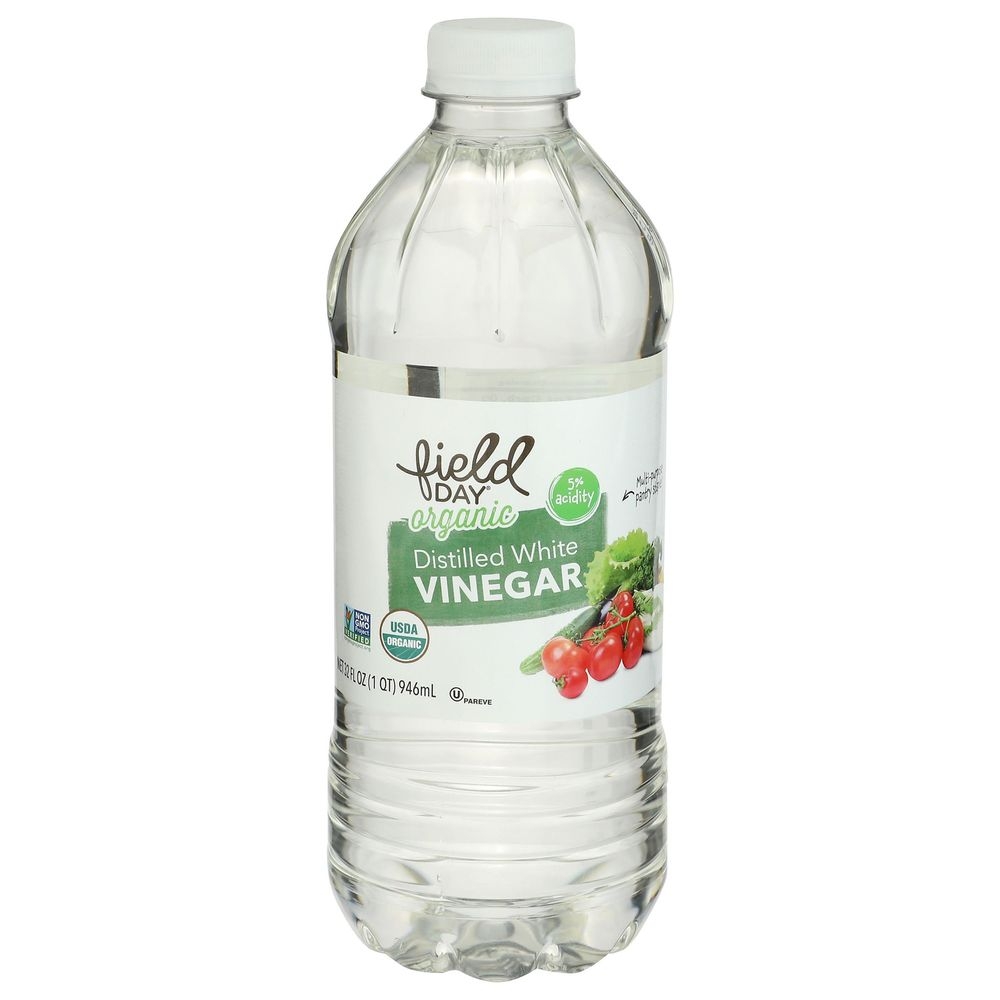 Field Day Organic Distilled White Vinegar, 32 Fluid Ounce -- 12 per case
