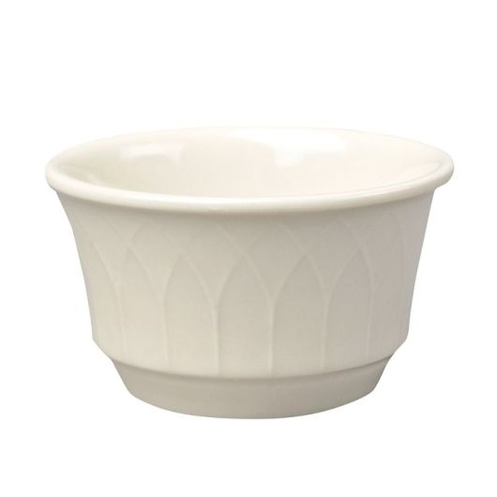 Homer Laughlin Gothic Blanc Ramekin, 3 1/2 Ounce Capacity -- 36 per case