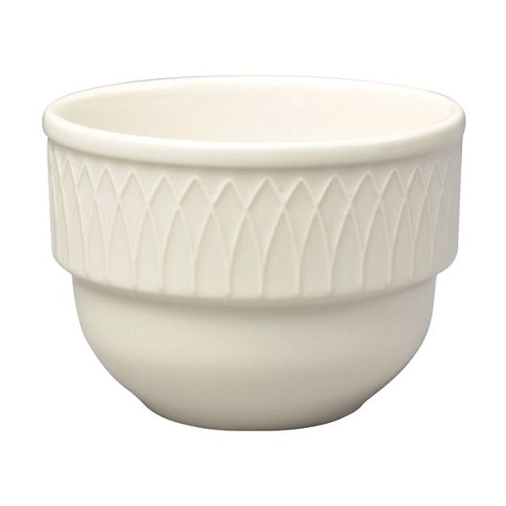 Homer Laughlin Gothic Blanc Bouillon, 7 Ounce Capacity -- 36 per case