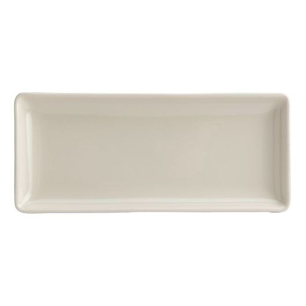 Homer Laughlin Unique Collection Undecorated Rectangle Tray, 12 count