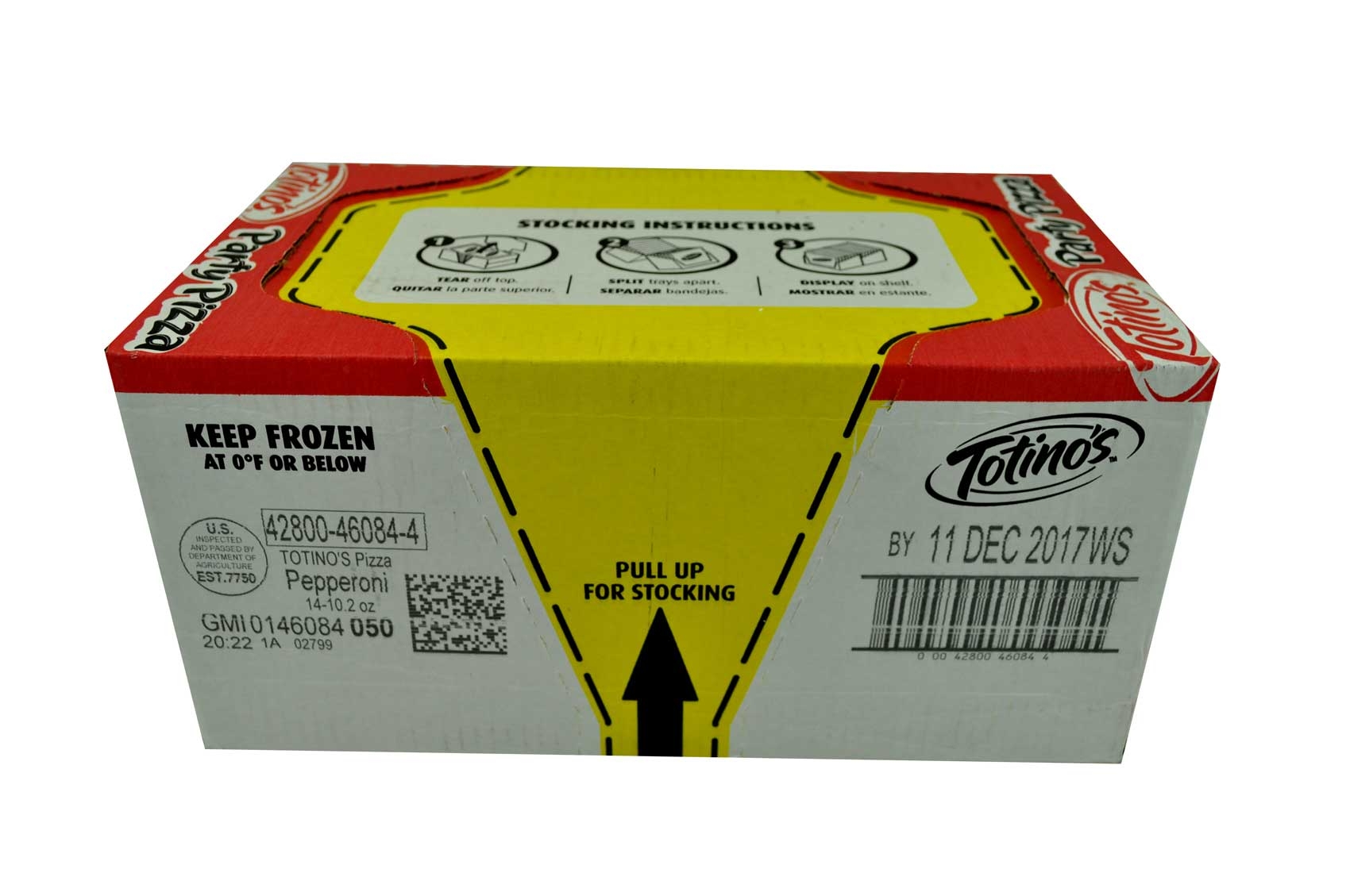 Totinos Pepperoni Party Pizza, 10.2 Ounce -- 14 per case.