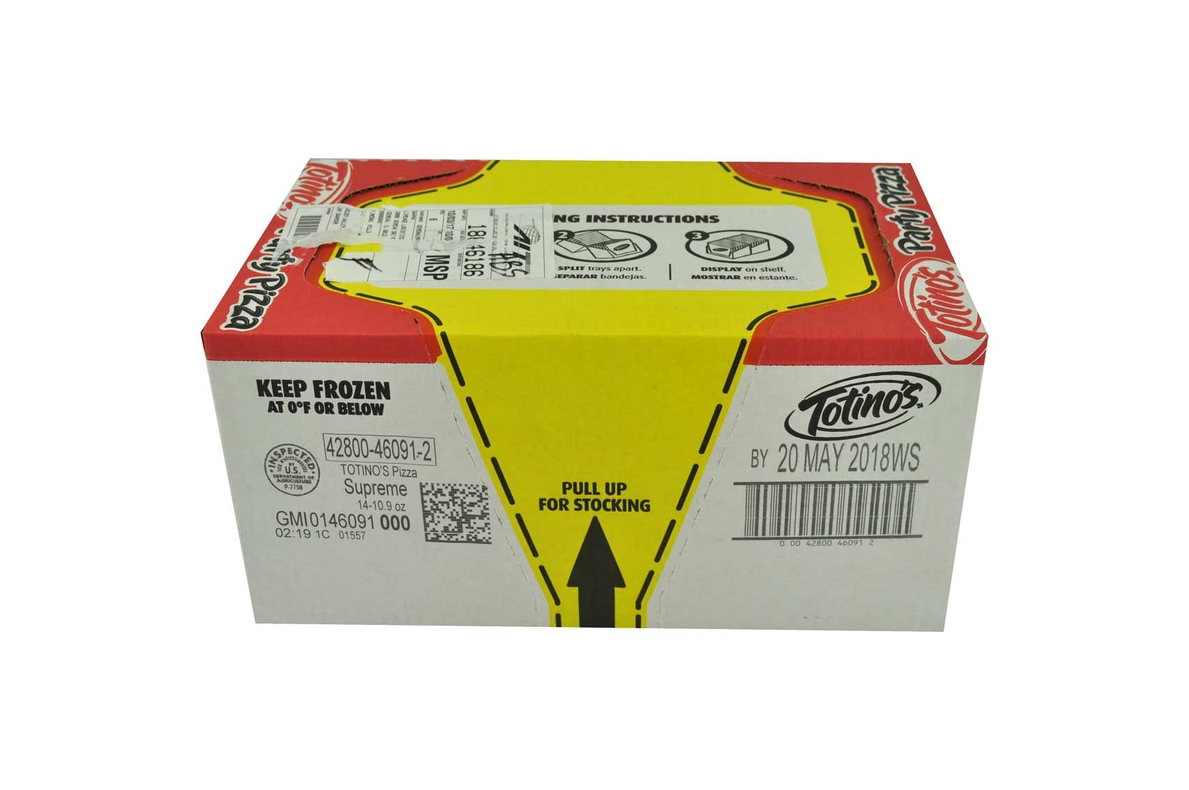 Totinos Supreme Party Pizza, 10.9 Ounce -- 14 per case.