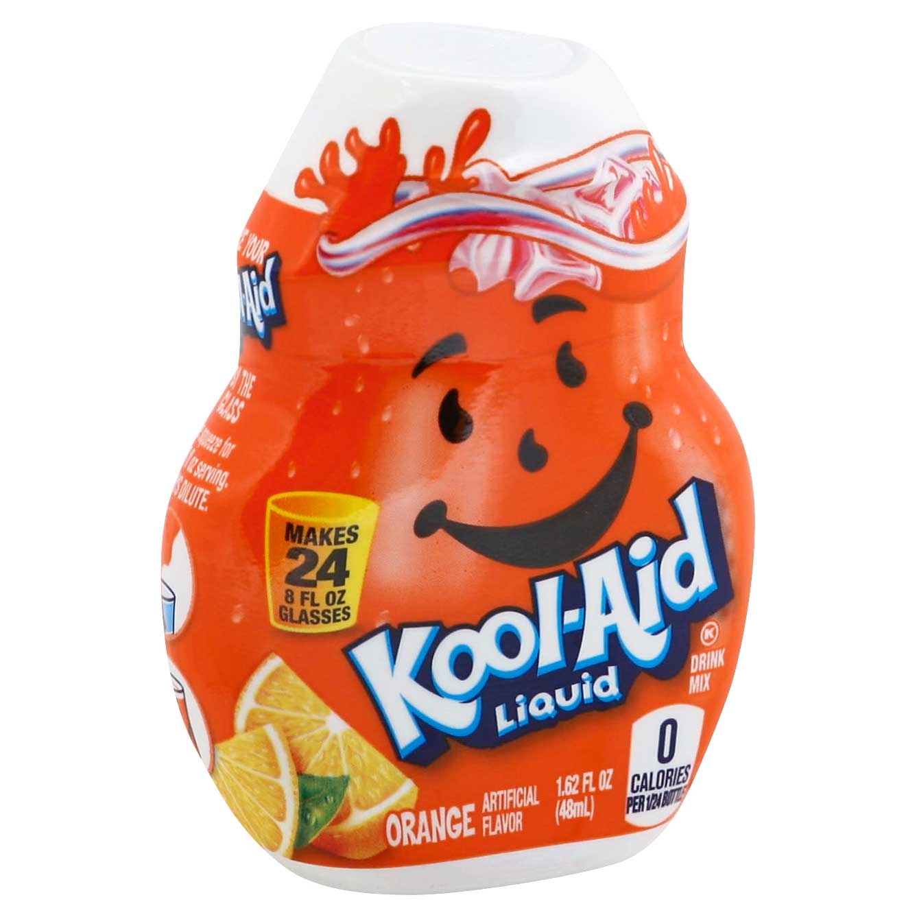 Kool Aid Orange Liquid Concentrate Drink Mix, 1.62 Fluid Ounce -- 12 per case.