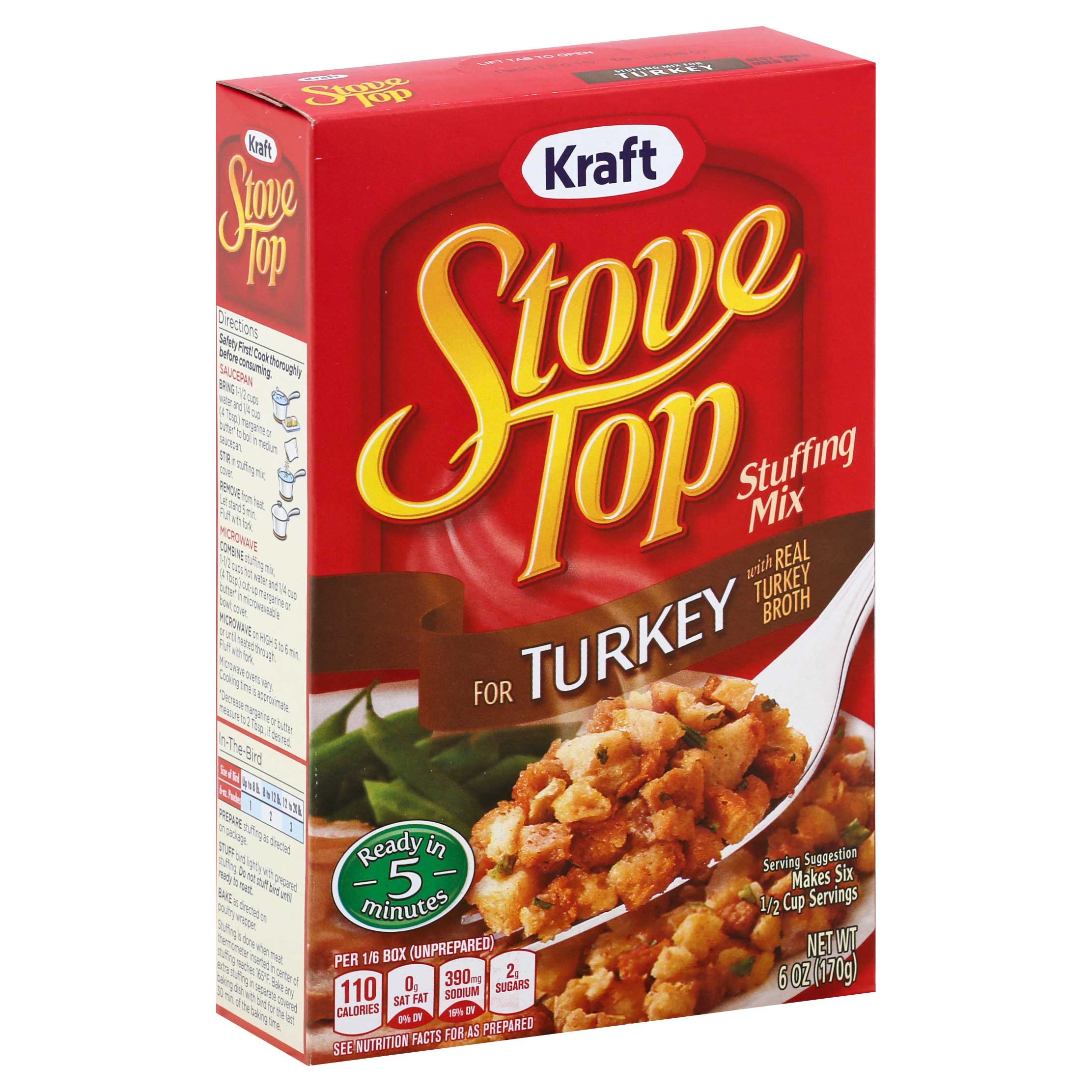 Stove Top Turkey Stuffing,  6 Ounce -- 12 Case