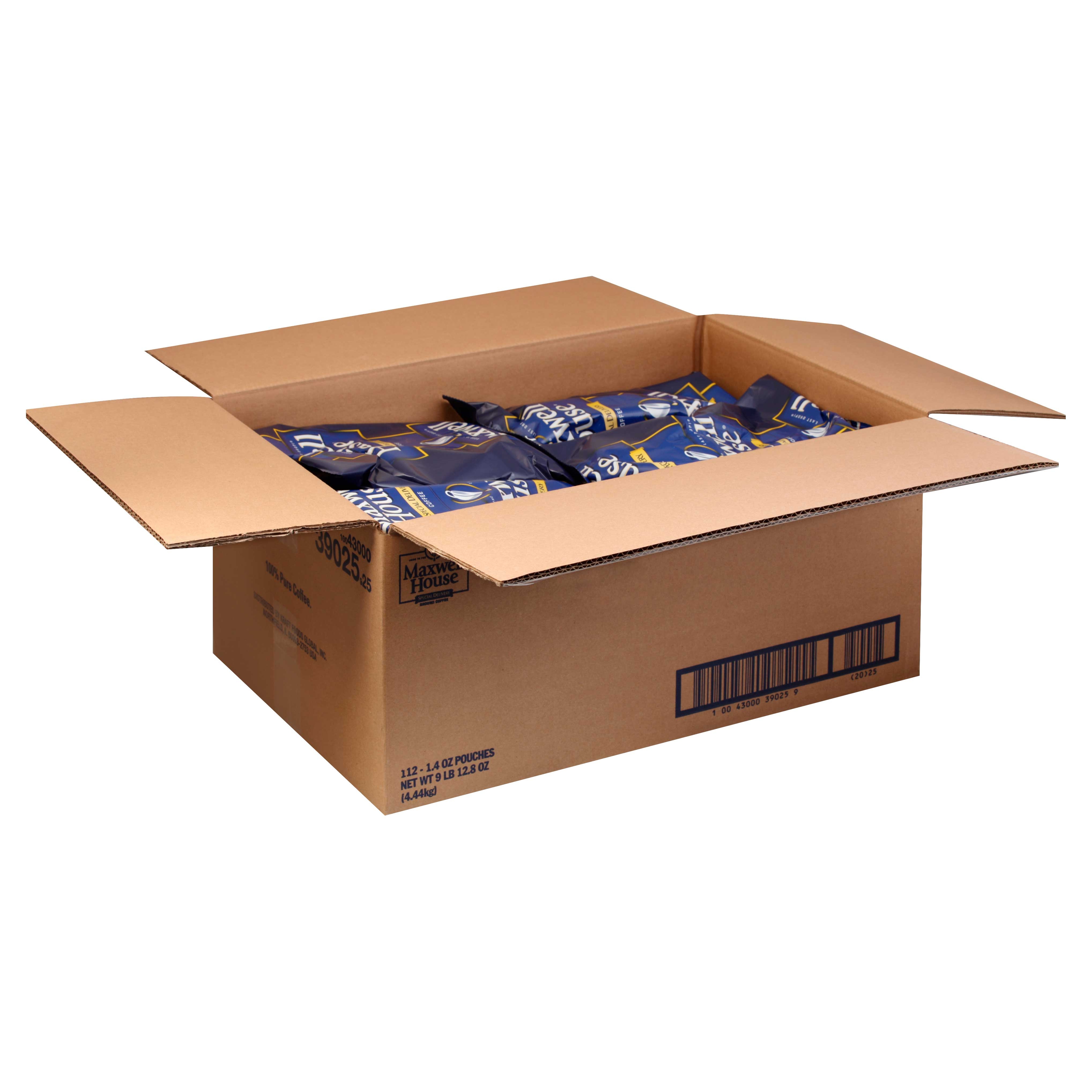 Maxwell House Special Delivery Ground Coffee - 1.4 oz. filter pack, 112 packs per case