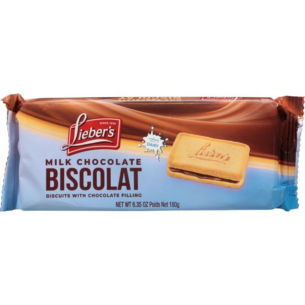 Liebers Biscolat Milk Chocolate Biscuits, 6.35 Ounce -- 14 per case