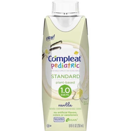 Compleat Pediatric Standard 1.0 Calories Vanilla Flavor Tube Feeding Formula, 8.45 Fluid Ounce -- 24 per case