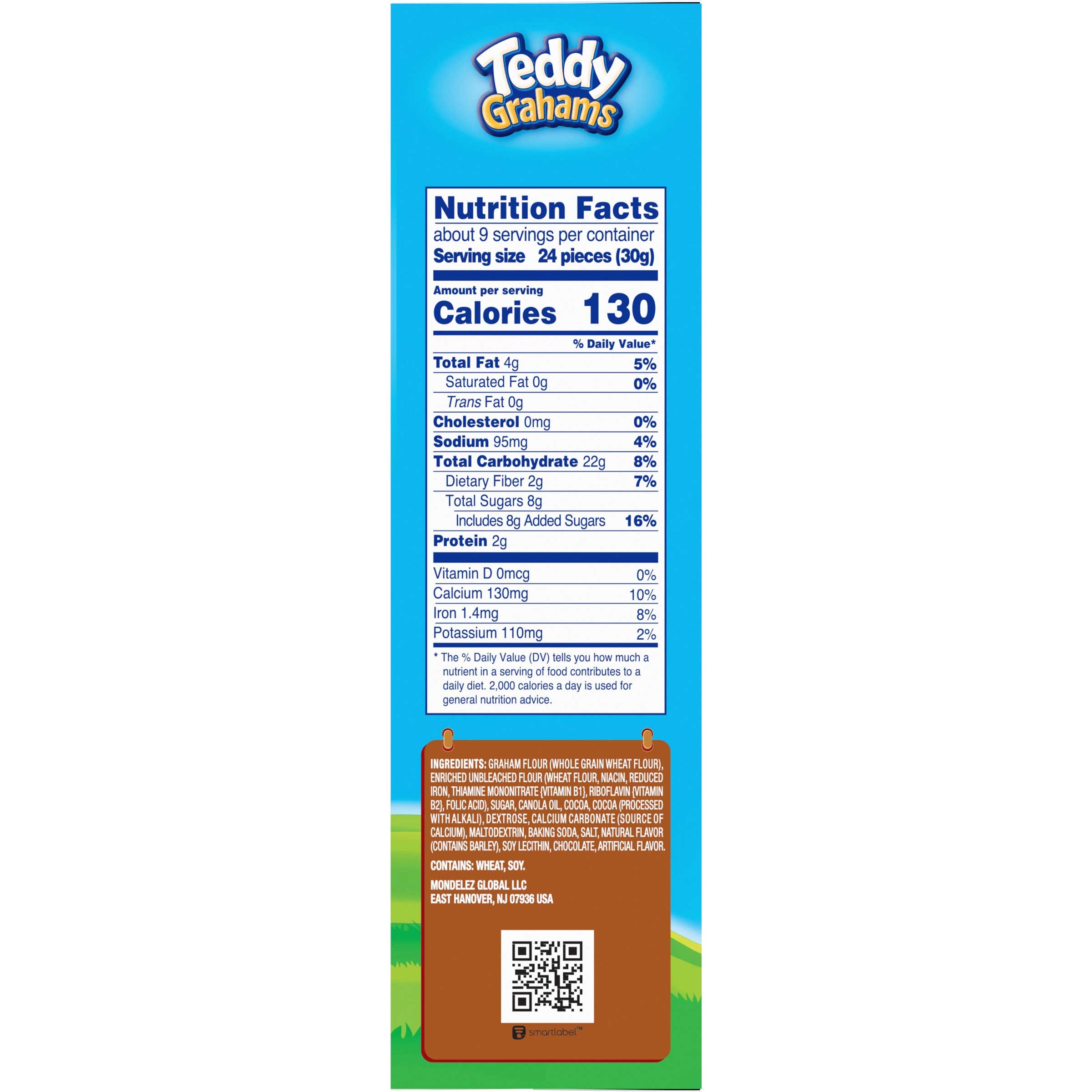 Teddy Grahams Chocolate - 10 oz. box, 6 per case