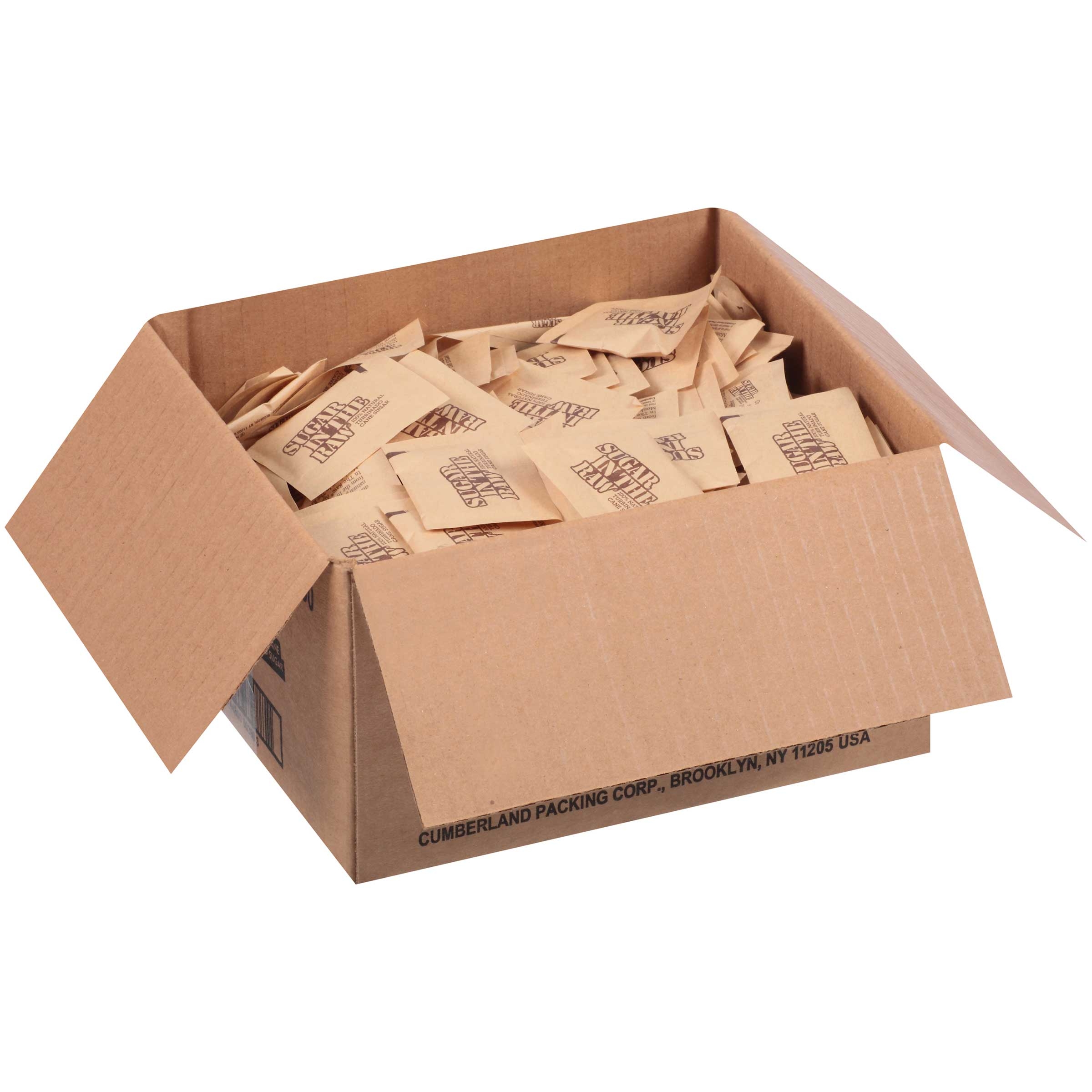 Sugar Foods Raw Sugar -- 400 per case.