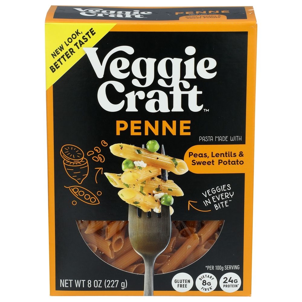 Veggiecraft Sweet Potato Penne Pasta, 8 Ounce -- 6 per case
