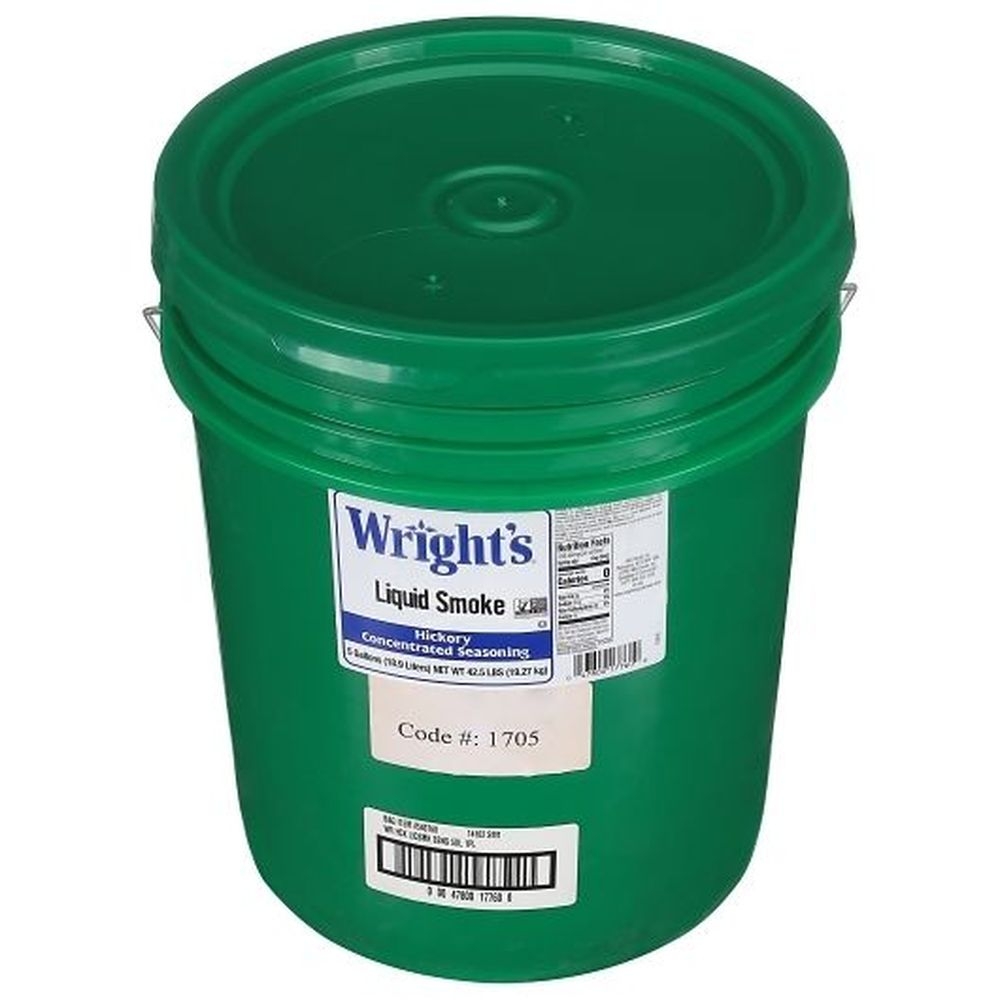Wrights Hickory Seasoning Liquid Smoke, 5 Gallon