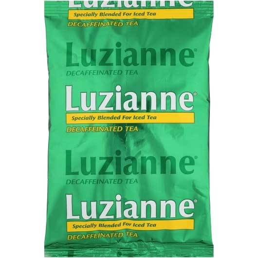 Luzianne Fresh Brewed Decaf Iced Tea , 4 Ounce -- 16 per case.