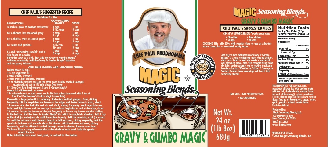 Chef Paul Prudhommes Gravy and Gumbo Magic - 10 lb. box, 1 per case