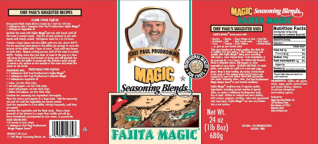 Magic Seasoning Fajita Magic Seasoning Blend.