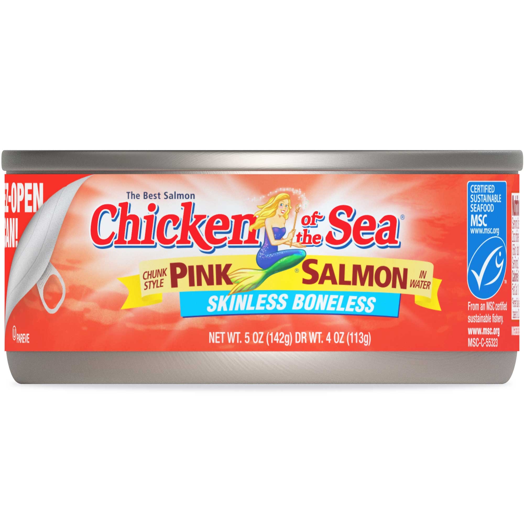 Chicken Of The Sea Skinless and Boneless Pink Salmon In Water, 5 Ounce -- 24 cans per case.