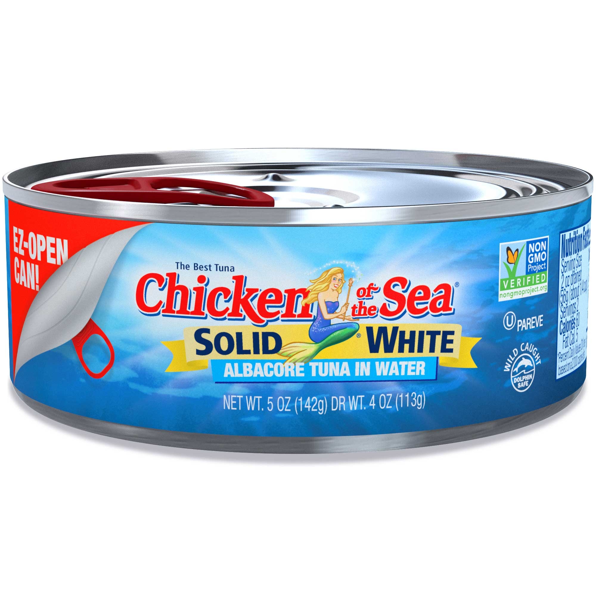 Chicken Of The Sea Solid White Tuna in Water, 5 Ounce -- 24 per case.
