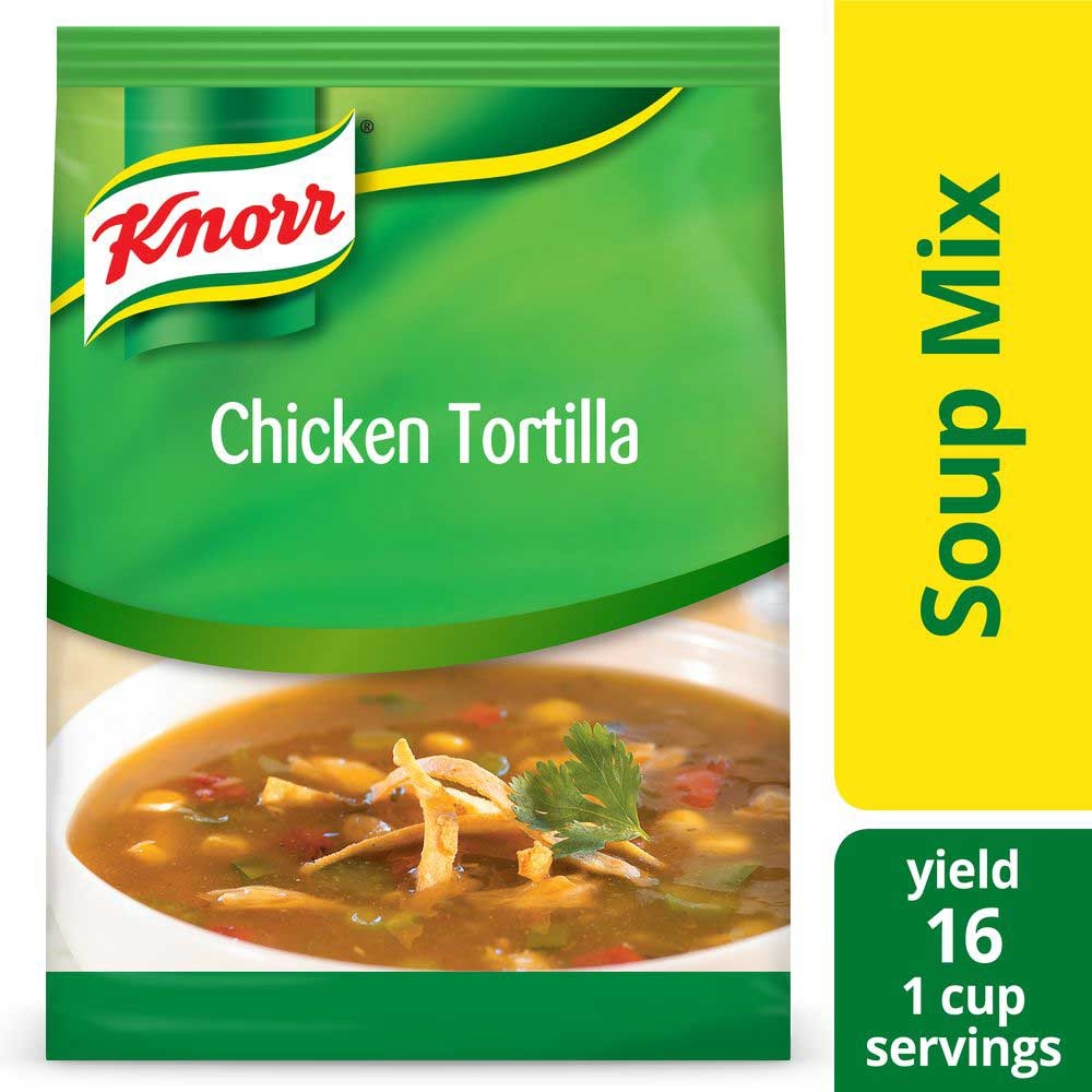 Single Knorr Professional Soup du Jour Chicken Tortilla Soup Mix, 14.4 Ounce