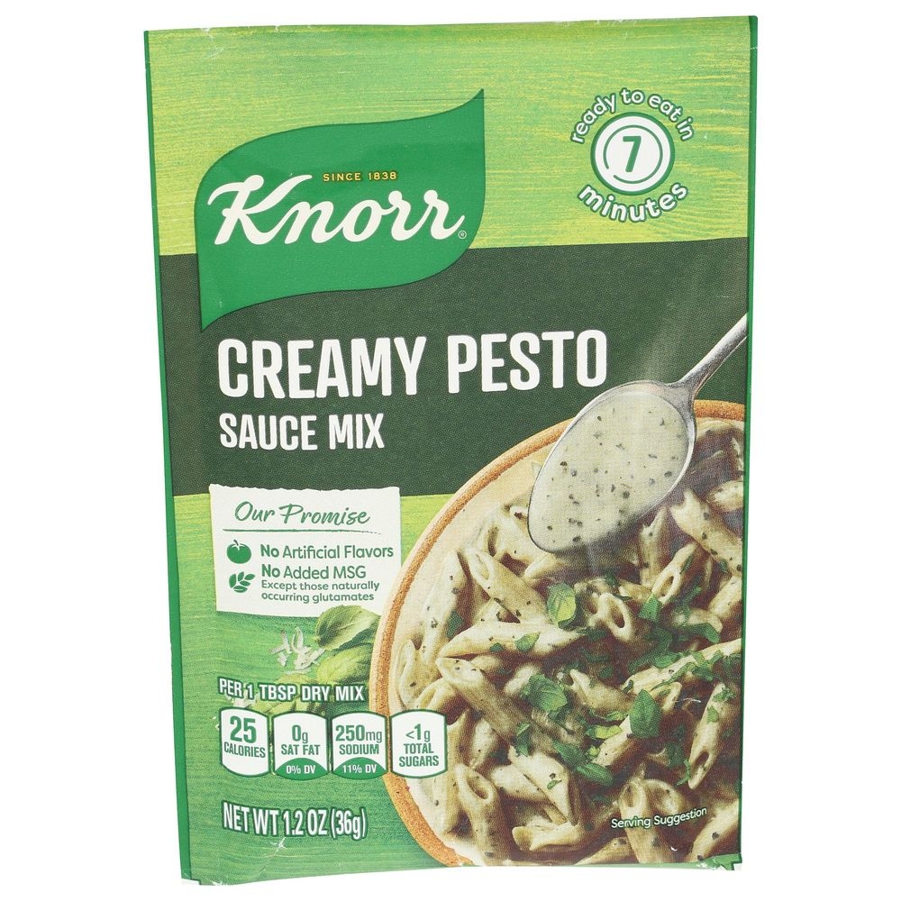 Knorr Professional Creamy Pesto Sauce Mix, 1.2 Ounce -- 12 per case.