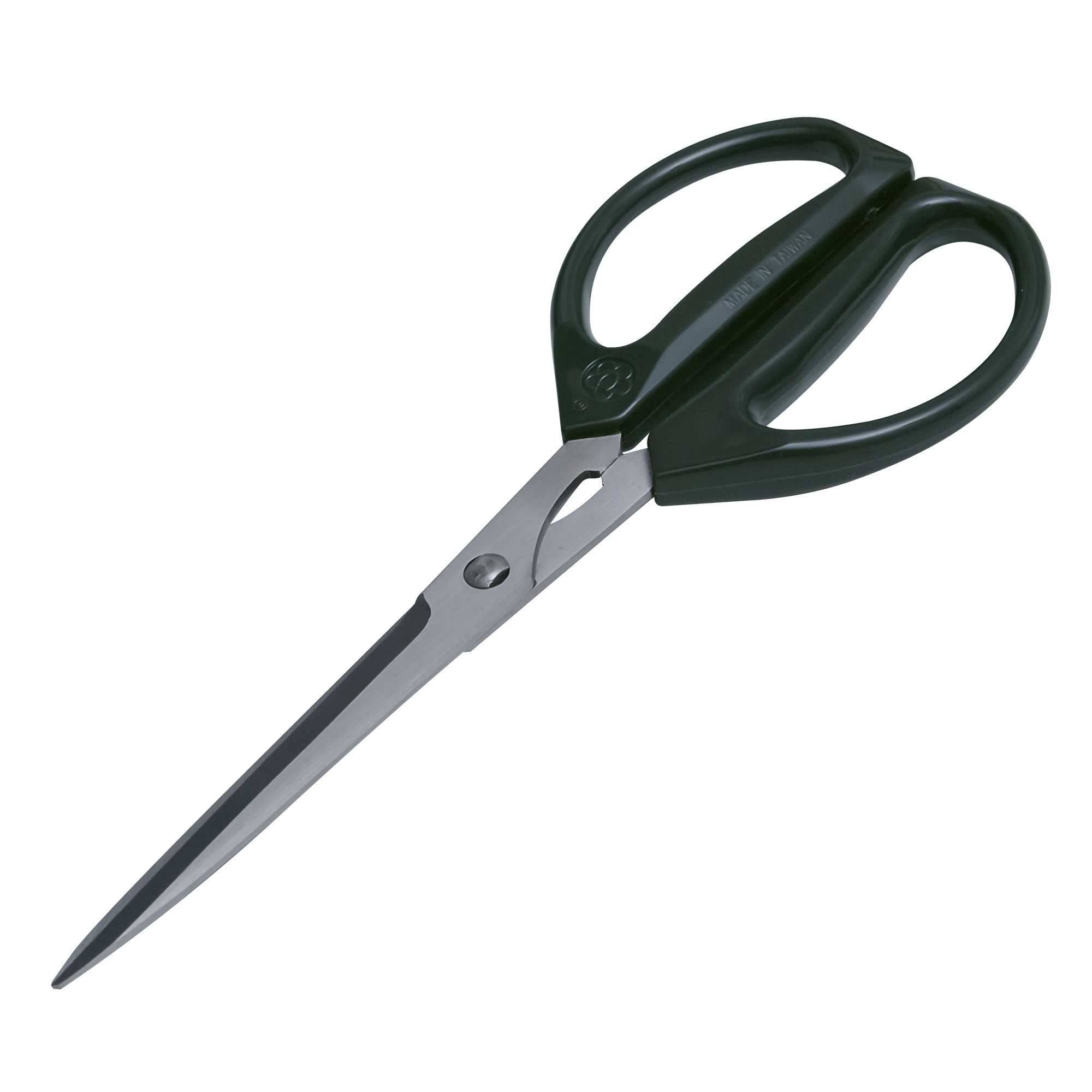 Joyce Chen Deluxe Unlimited Kitchen Scissor with Dark Olive Handles, 8 inch