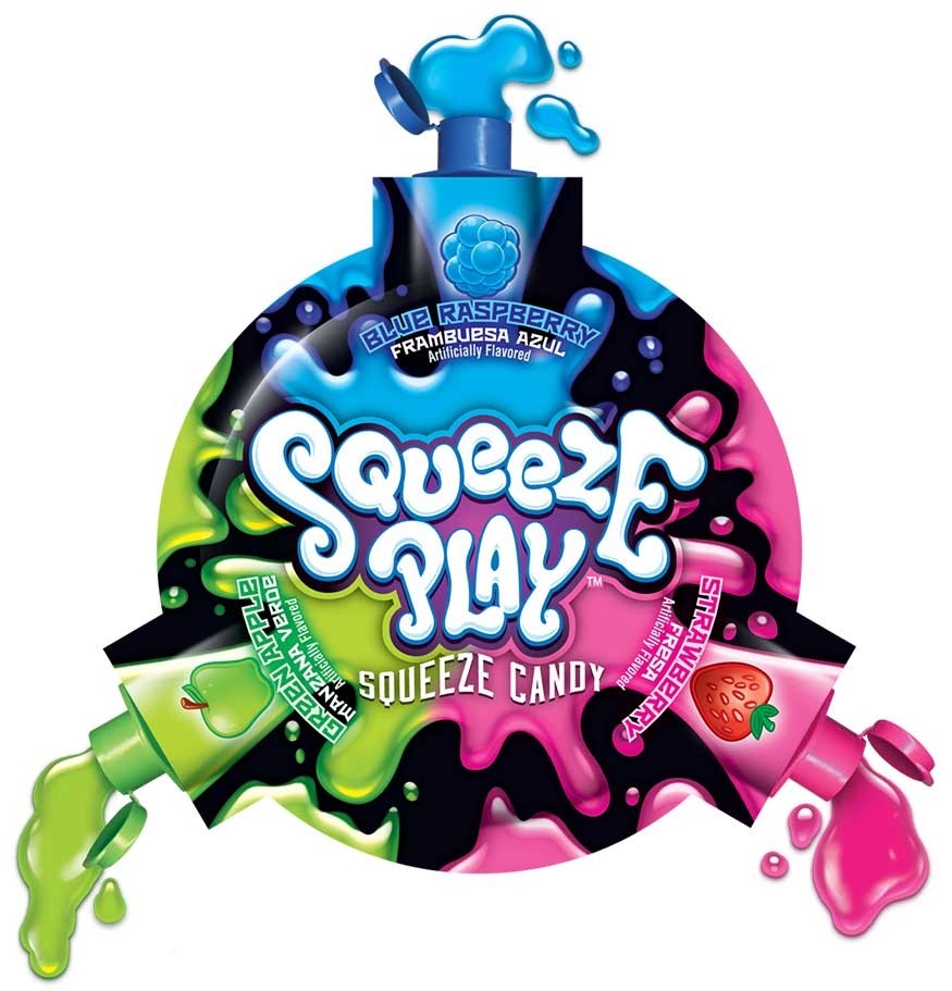 Squeeze Play Squeeze Candy, 2.1 Ounce -- 72 per case.
