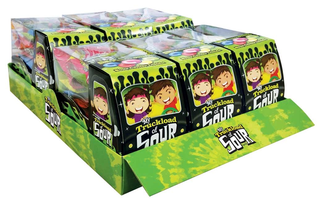 Rips My Truckload of Sour Hard Candy, 2.8 Ounce -- 12 per case.