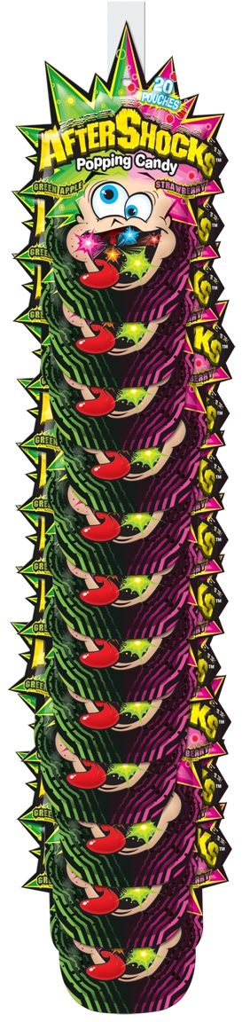AfterShocks Popping Candy, 1.06 Ounce -- 48 per case.