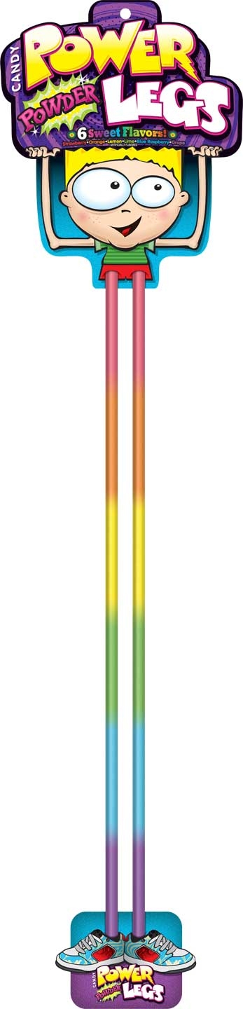 Power Powder Legs Sugar Candy, 1.66 Ounce -- 48 per case.