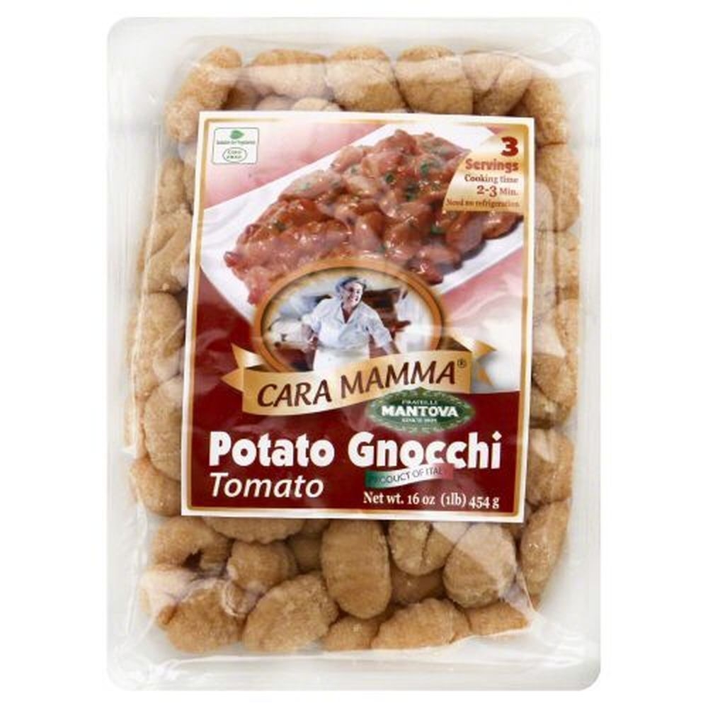 Mantova Cara Mamma Potato Gnocchi Pasta with Tomato, 16 Ounce -- 12 per case