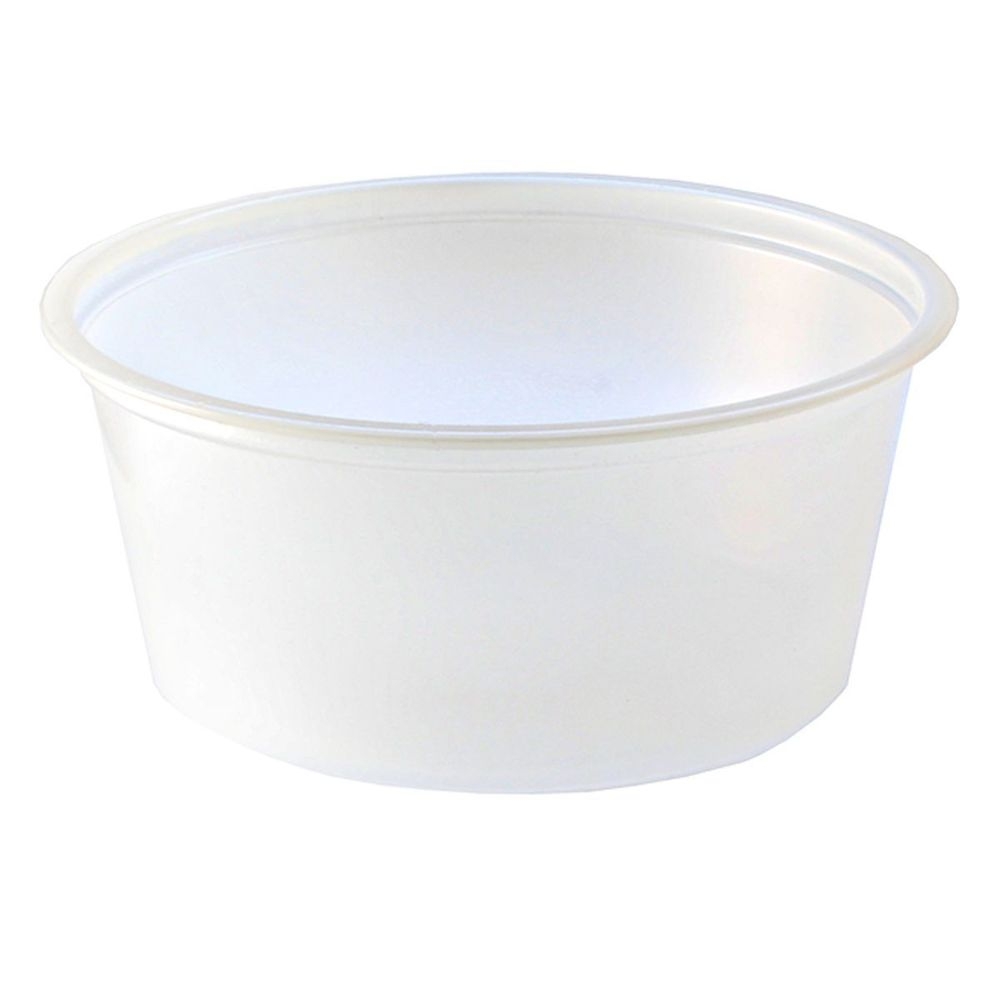 Fabri-Kal HIPS Translucent Portion Cup, 3.25 Ounce Capacity -- 2500 per case.
