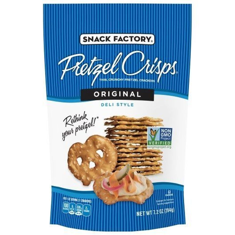 Pretzel Crisps - Original, 7.2 Ounce -- 48 per case