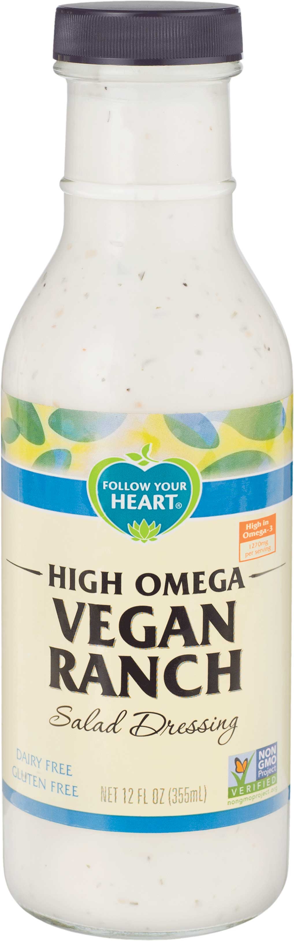 Follow Your Heart High Omega Vegan Ranch Salad Dressing, 12 Ounce -- 6 per case