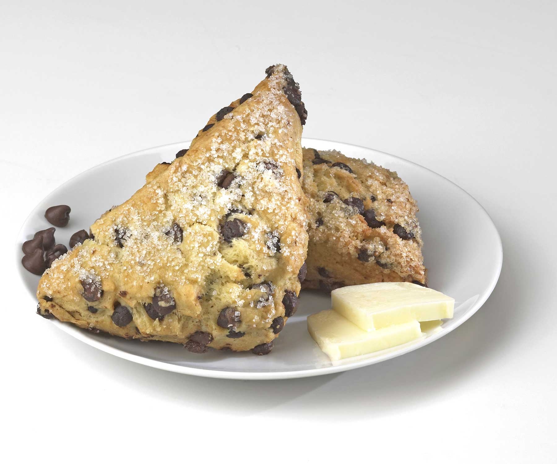 Davids Chocolate Chip Scone, 4 Ounce -- 80 per case.