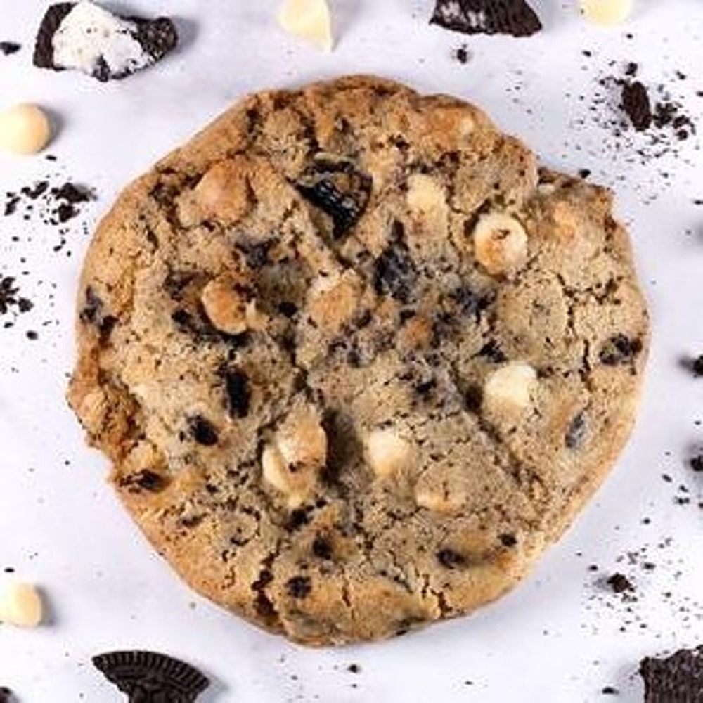 Davids Cookies Decadent Cookies and Cream Cookie Dough with Hersheys Premier White Chips, 4.5 Ounce -- 80 per case