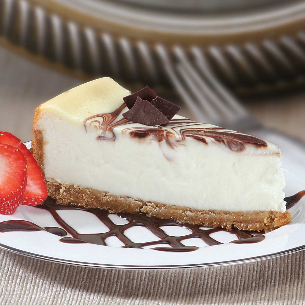 Bittersweet Pastries No Sugar Added Marble Truffle Cheese Cake -- 28 per case.