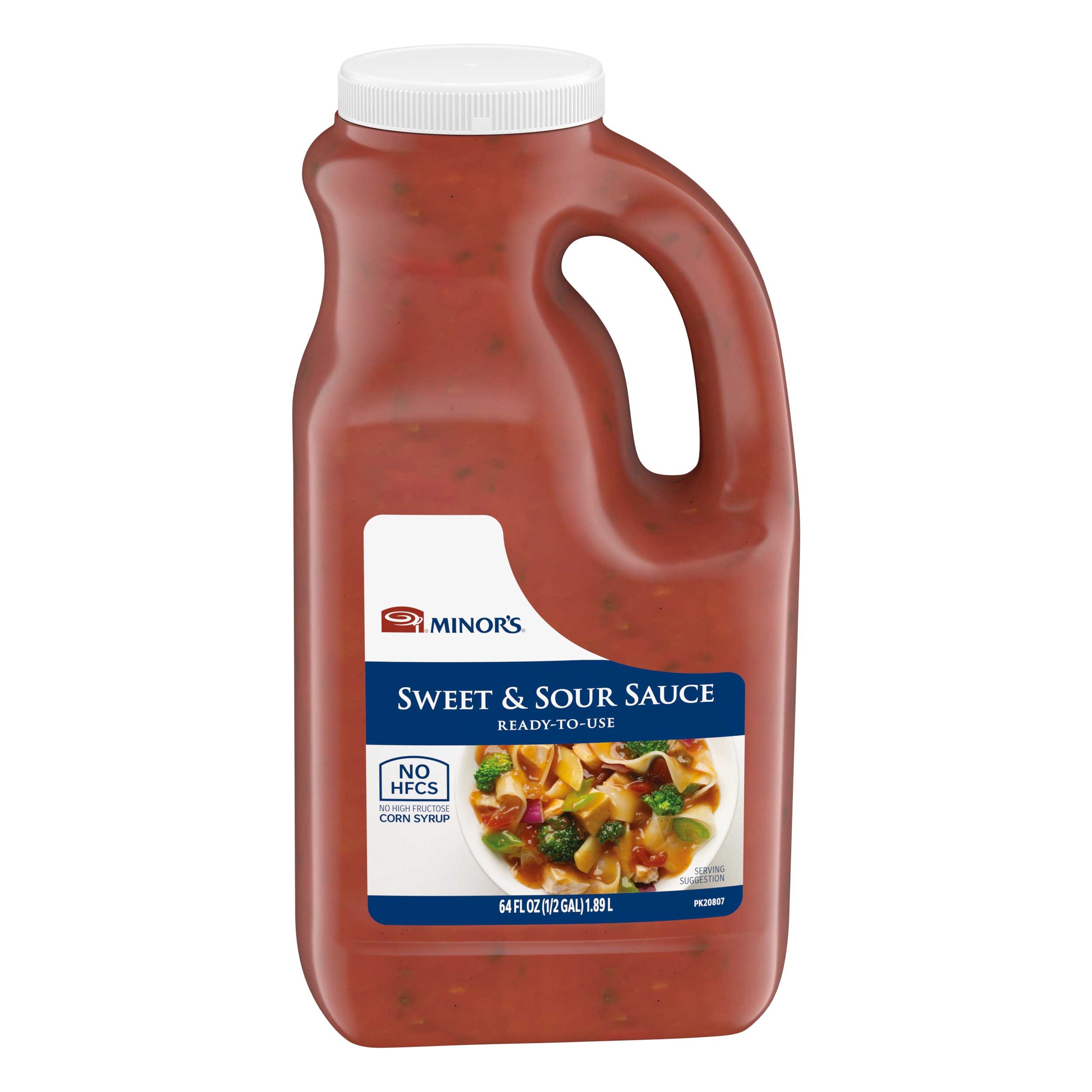 Minor's Sweet N Sour Sauce, 0.5 Gallon -- 6 per case