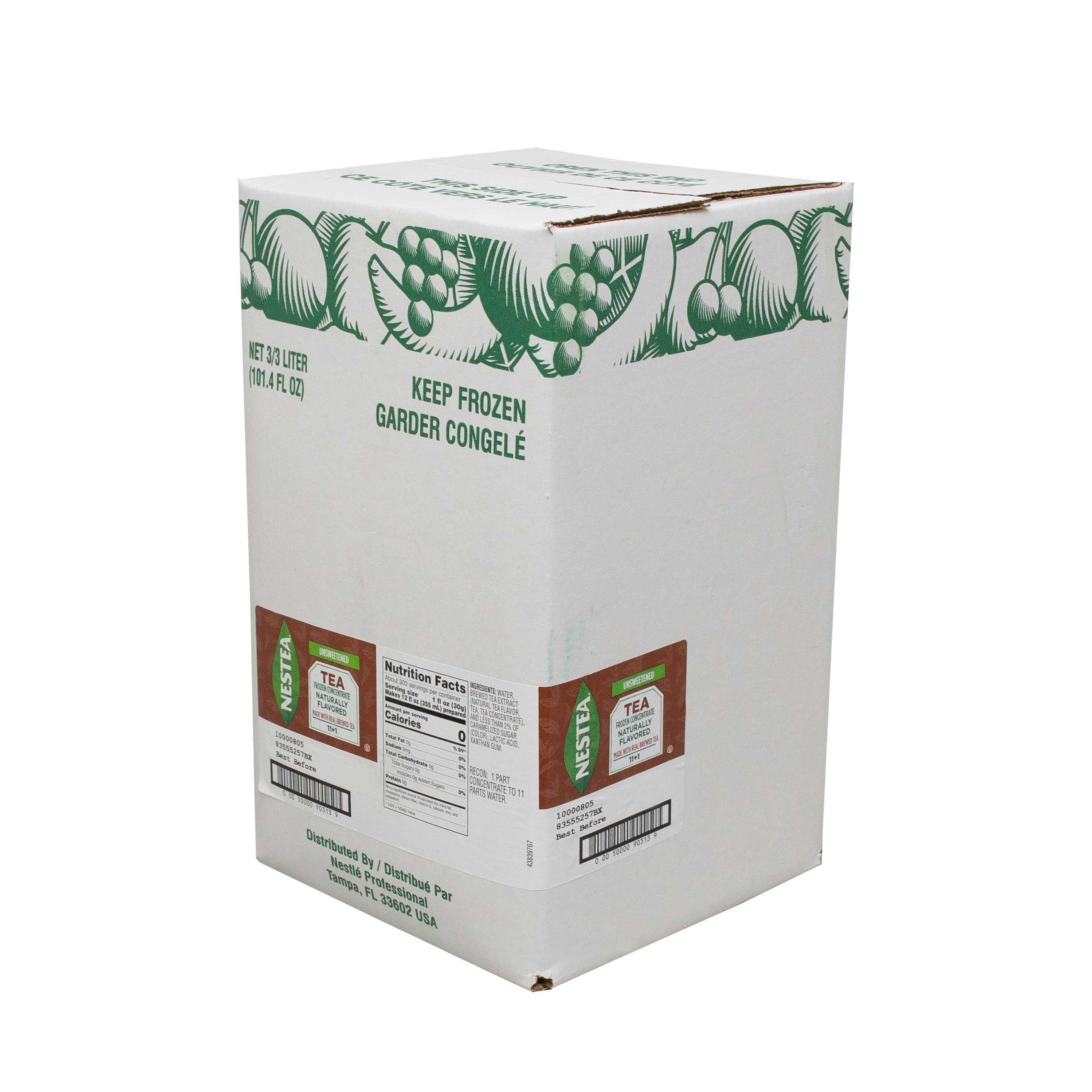 Nestea Unsweetened 11 Plus 1 Concentrate Tea, 3 Liter -- 3 per case.