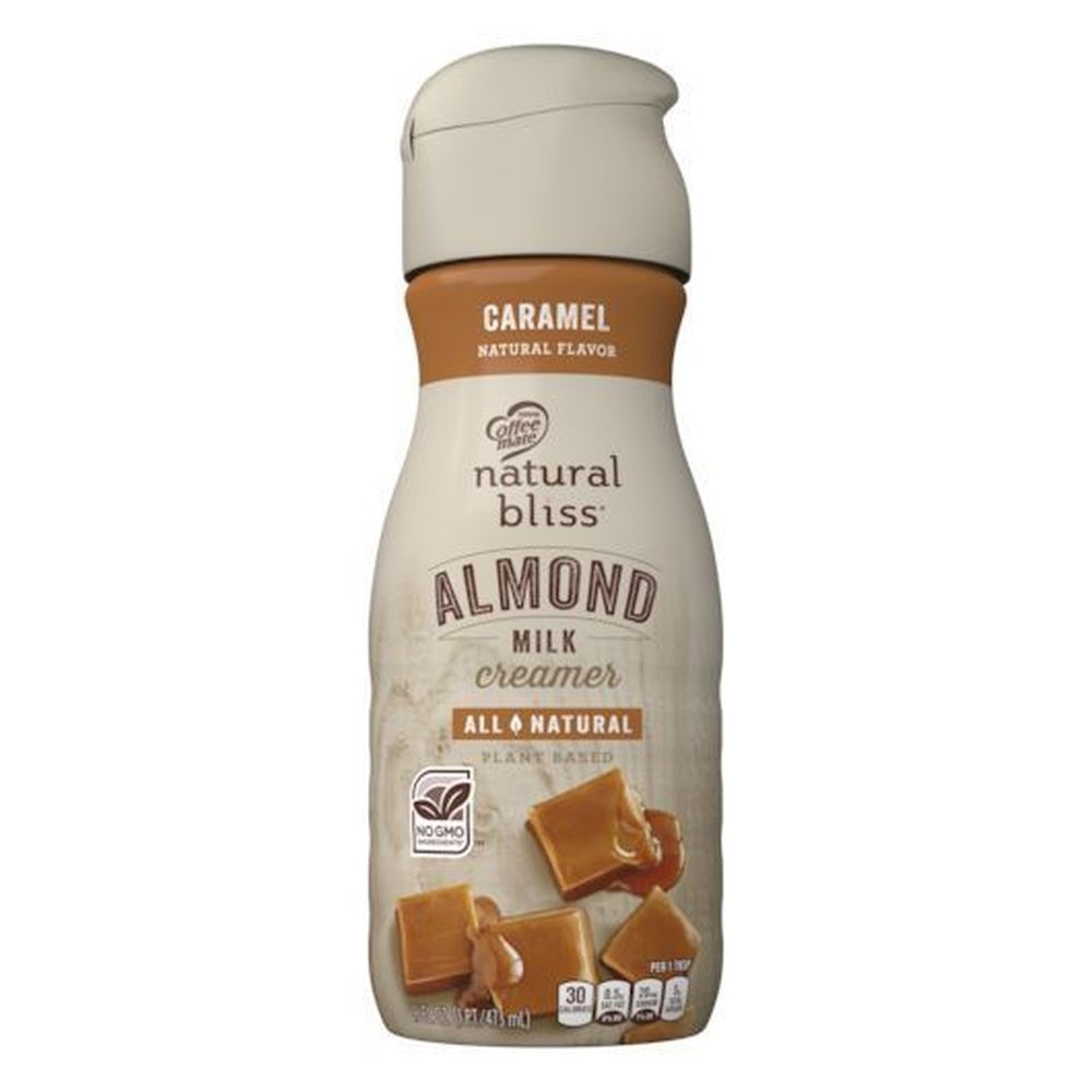 Coffee Mate Natural Bliss Almond Milk Caramel Creamer, 16 Fluid Ounce -- 6 per case
