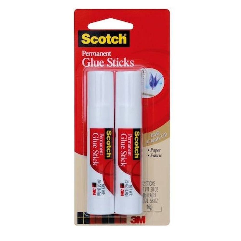 Scotch Glue Stick - Twin Pack, 0.56 Ounce