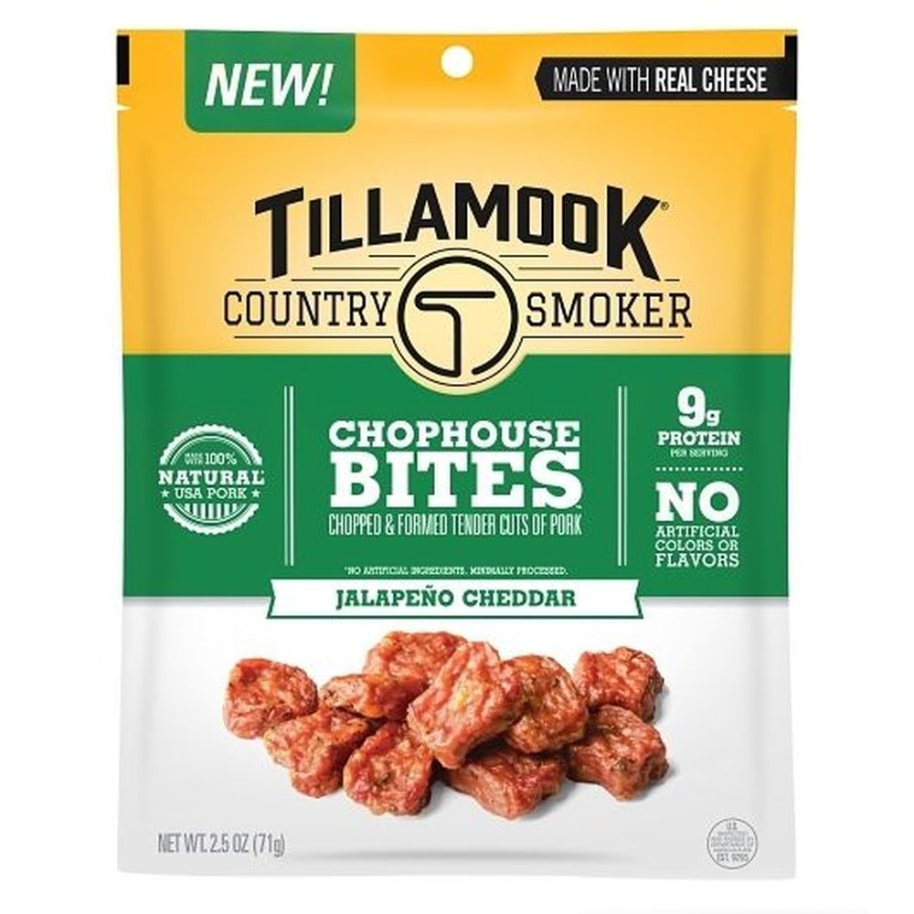 Tillamook Country Smoker Jalapeno Cheddar Bites, 2.5 Ounce -- 12 per case