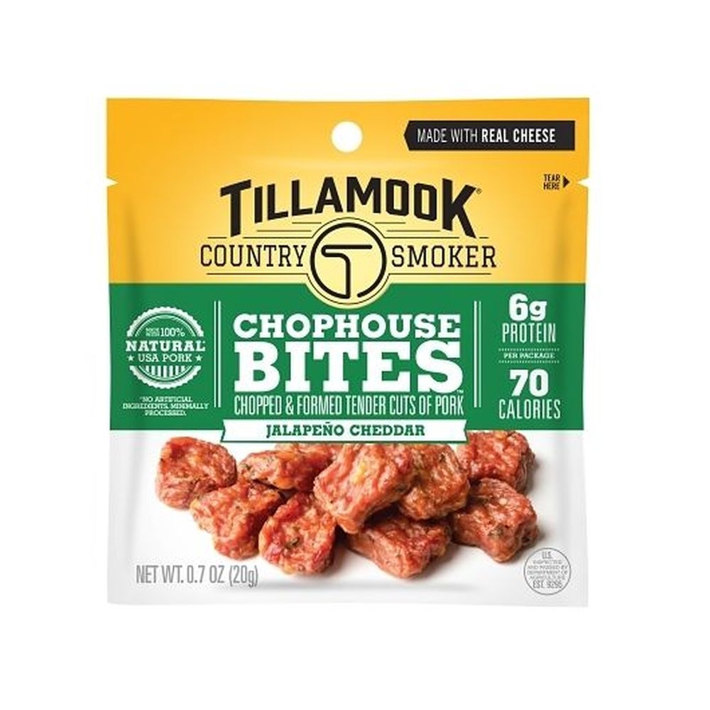 Tillamook Country Smoker Jalapeno Cheddar Bites, 0.7 Ounce -- 48 per case