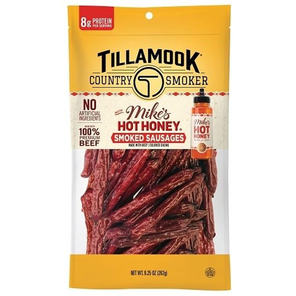 Tillamook Country Smoker Mikes Hot Honey Smoked Sausage, 9.25 Ounce -- 6 per case