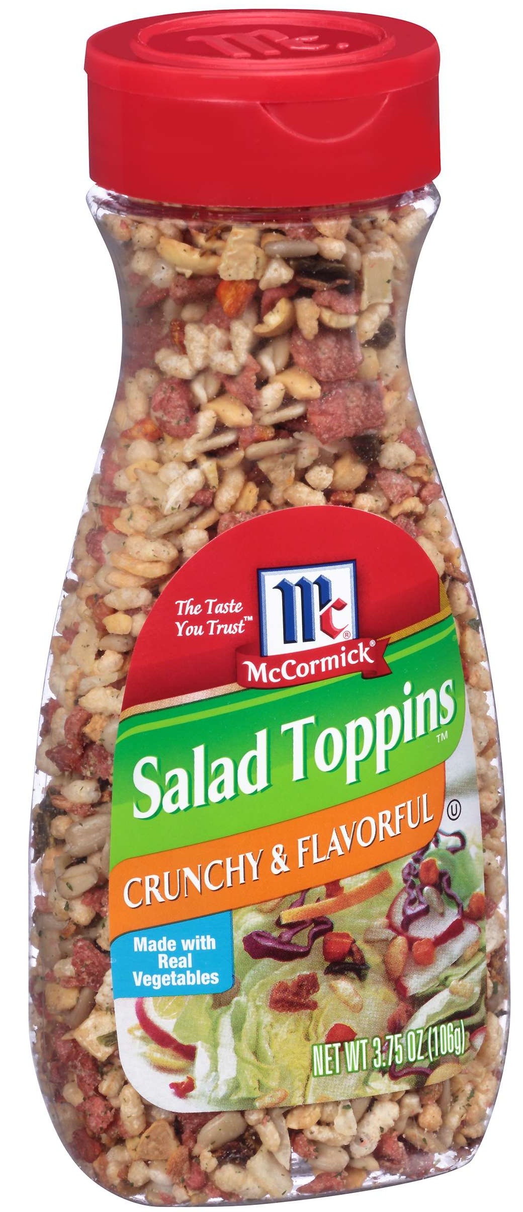 Mccormick Crunchy and Flavorful Salad Toppins, 3.75 Ounce -- 6 per case
