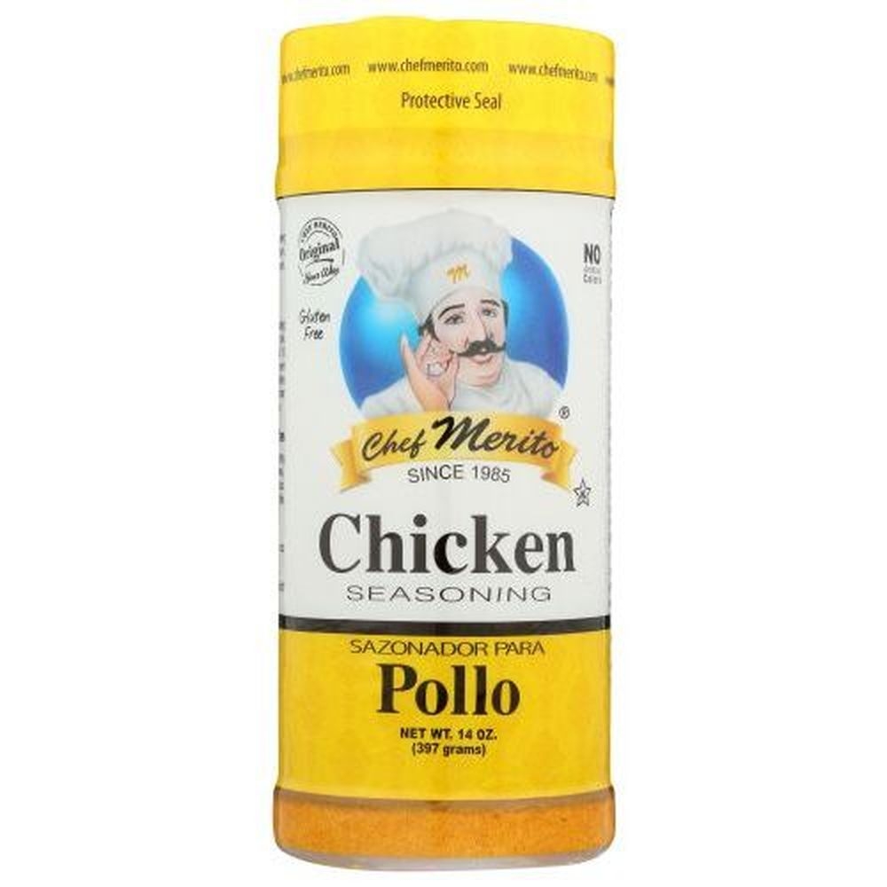 Chef Merito Chicken Seasoning, 14 Ounce -- 6 per case