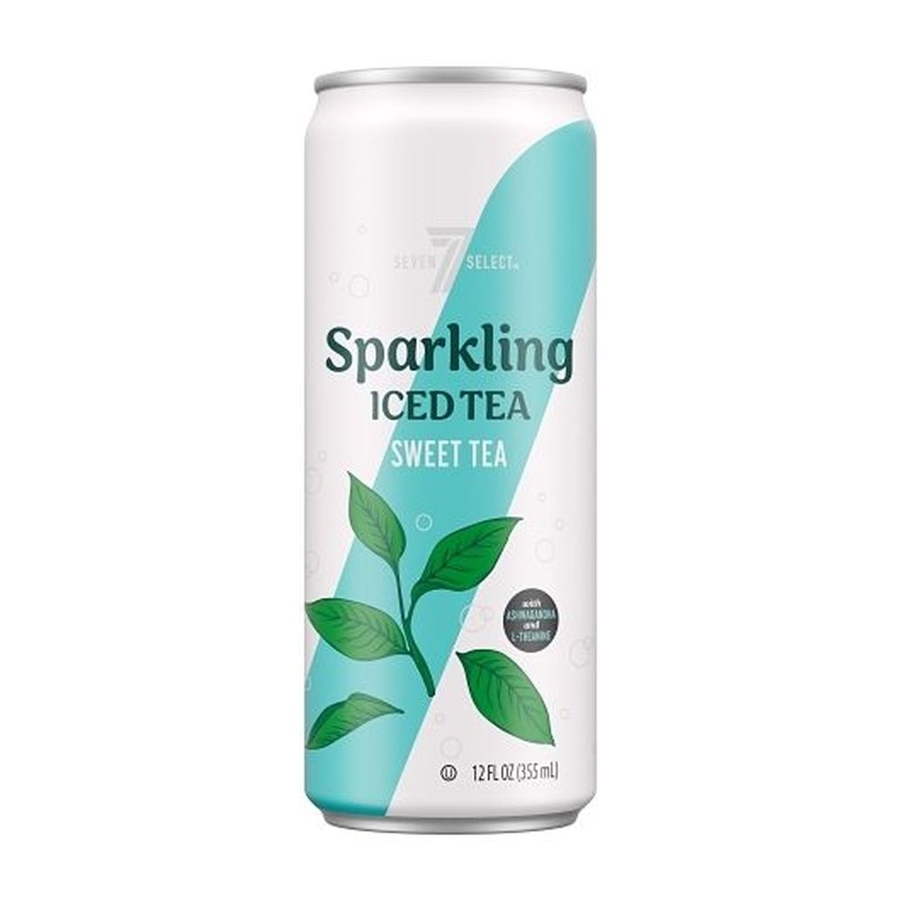 7 Select Sweet Sparkling Iced Tea, 12 Ounce - 24 per case