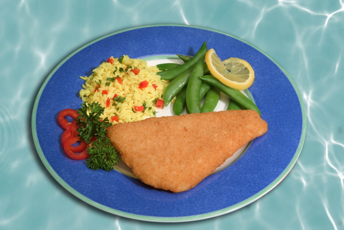 Kaptains Ketch Breaded Flounder, 5 to 6 Ounce -- 15 per case.