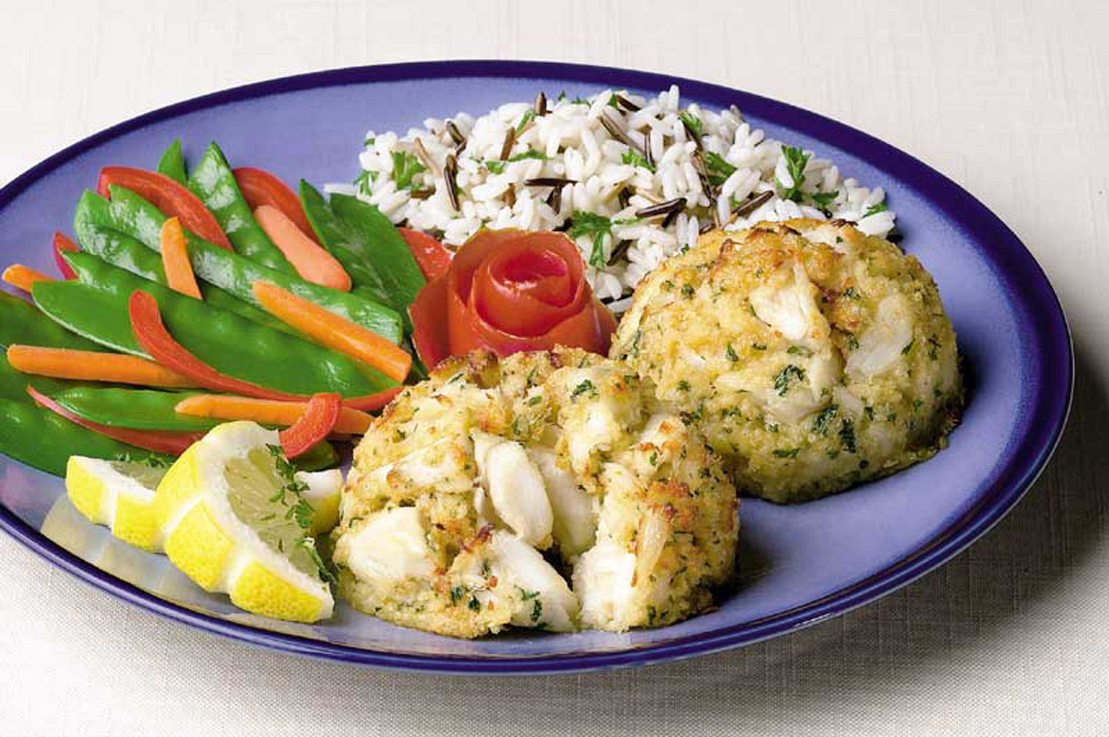 Kaptains Ketch Handmade Extra Fancy Crab Cake, 4 Ounce -- 15 per case.