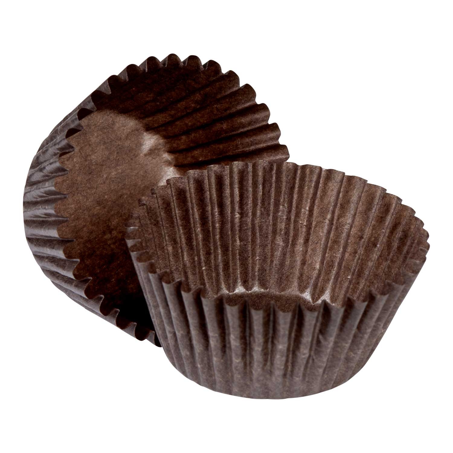Lapaco Brown Baking Cup, 1 1/2 inch Base -- 10000 per case.