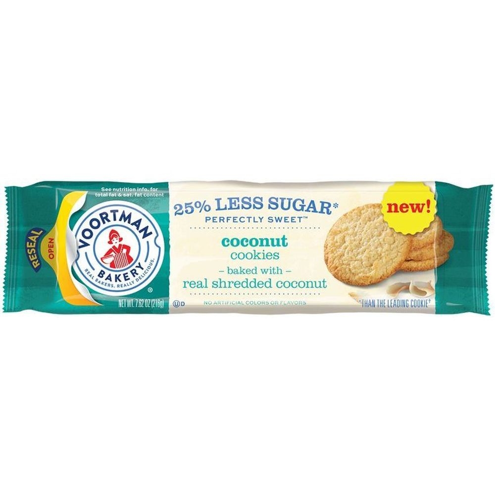 Voortman Coconut Cookie, 7.62 Ounce -- 12 per case