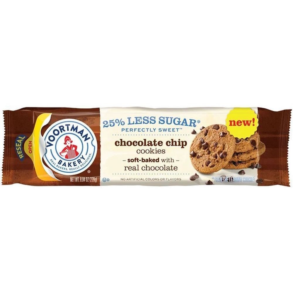 Voortman American Chocolate Chip Cookies, 8.04 Ounce -- 12 per case